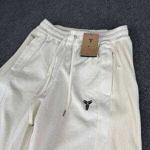 Nike Kobe Pleated Pants Mens Size Small (S) Sail/Black IB0009-133 NWT